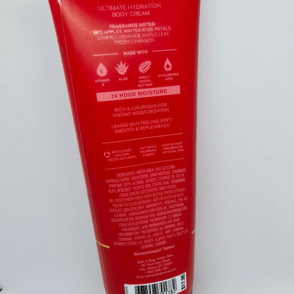 NWT BBW BODY CREAM BRIGHT CHRISTMAS MORNING, WINTER CANDY APPLE, FROSTED COCONUT - Picture 4 of 6